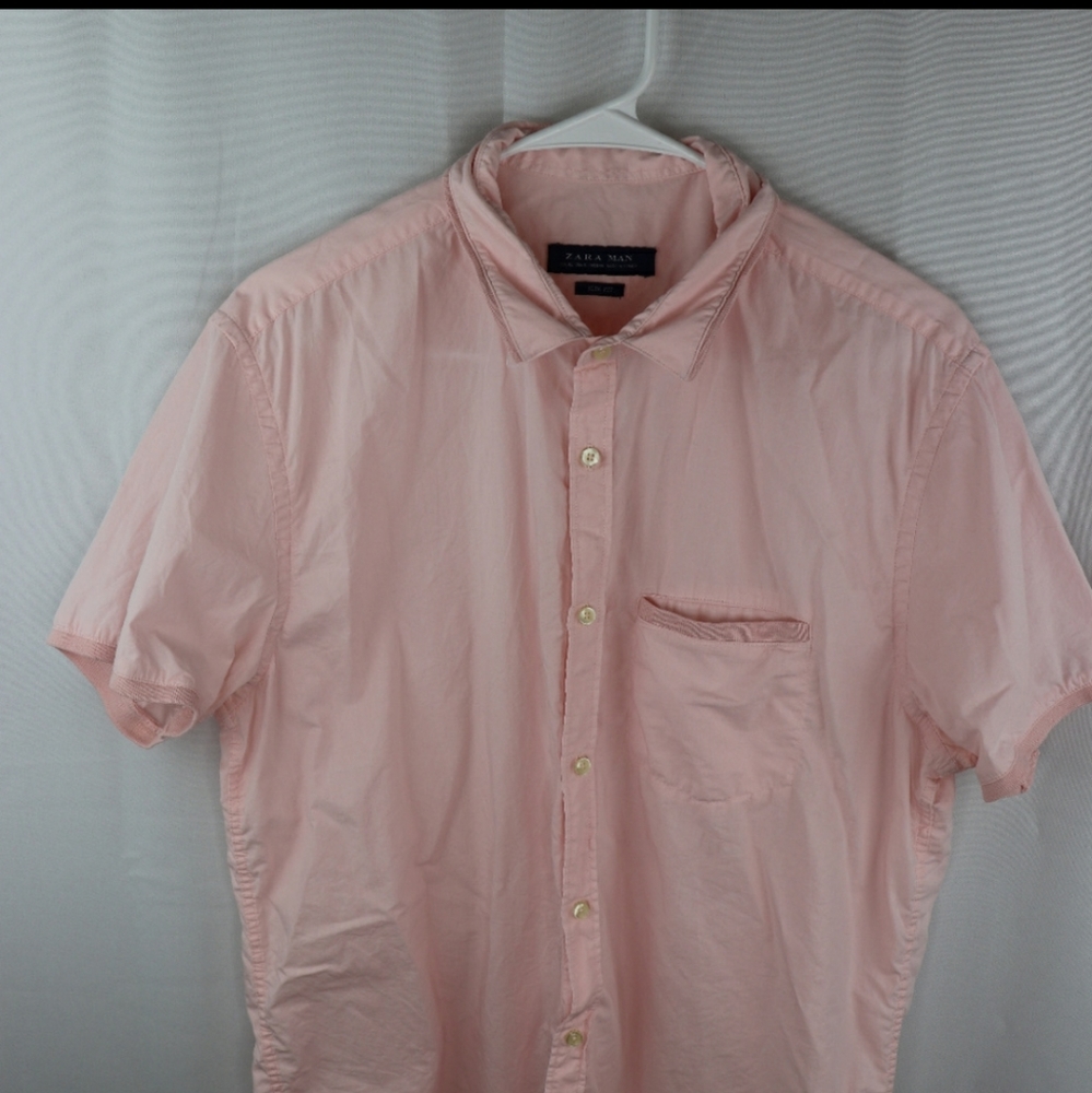 Zara men short sleeve shirt